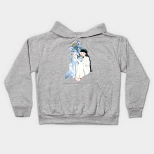 おおかみ Kids Hoodie